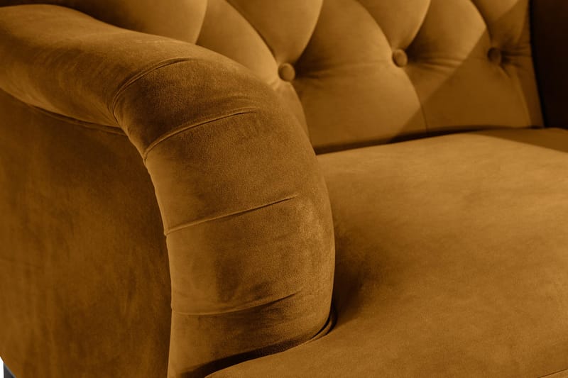 Howard Riviera Fløyelslenestol - Amber - Møbler - Stoler - Lenestoler - Howard lenestol