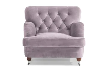 Howard Riviera Fløyelslenestol - Lilla - Møbler - Stoler - Lenestoler - Howard lenestol