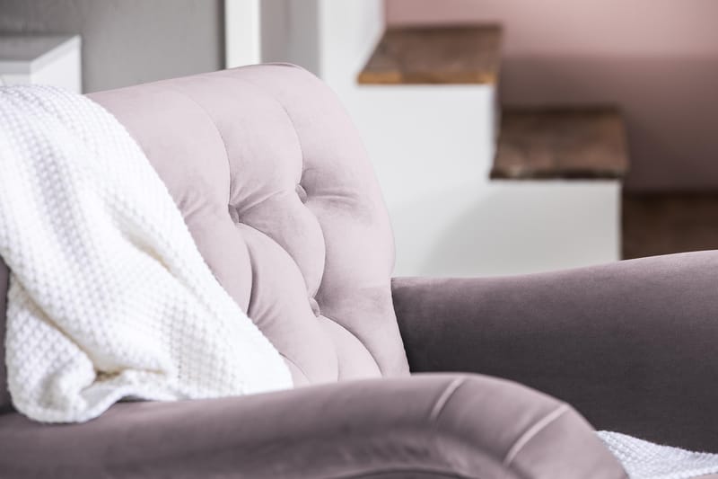 Howard Riviera Fløyelslenestol - Lilla - Møbler - Stoler - Lenestoler - Howard lenestol