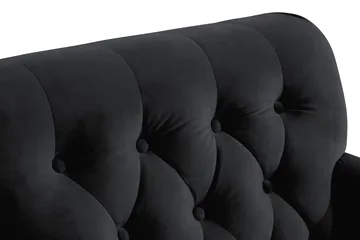 Howard Riviera Fløyelslenestol - Svart - Møbler - Stoler - Lenestoler - Howard lenestol