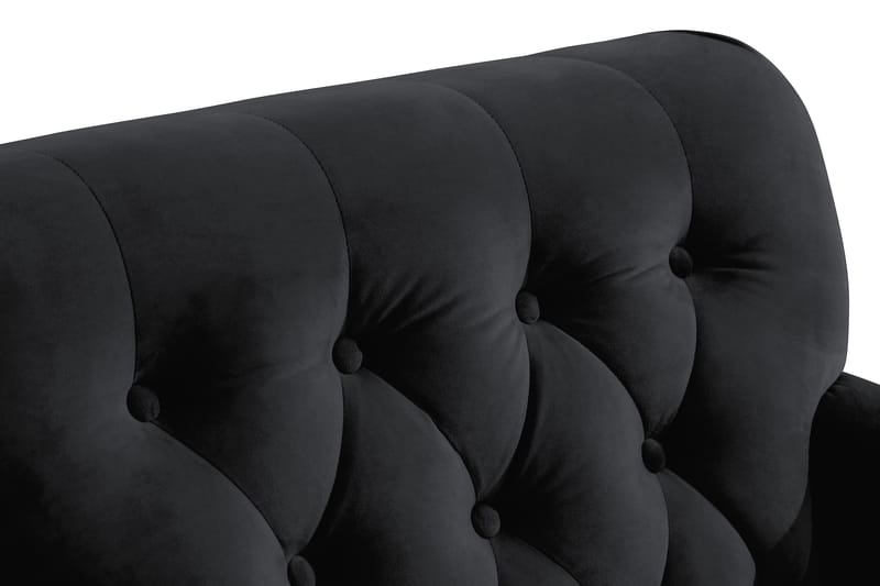 Howard Riviera Fløyelslenestol - Svart - Møbler - Stoler - Lenestoler - Howard lenestol