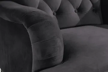 Howard Riviera Lenestol Fløyel - Mørkegrå - Møbler - Stoler - Lenestoler - Howard lenestol