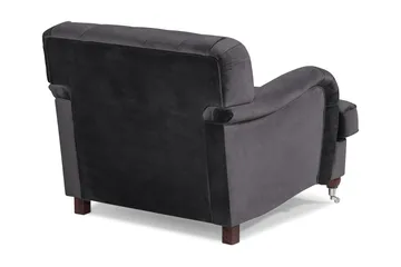 Howard Riviera Lenestol Fløyel - Mørkegrå - Møbler - Stoler - Lenestoler - Howard lenestol