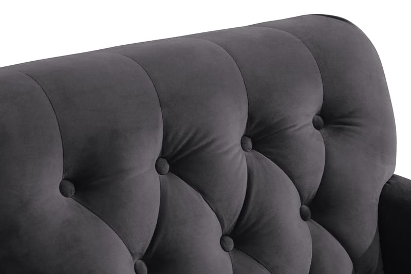 Howard Riviera Lenestol Fløyel - Mørkegrå - Møbler - Stoler - Lenestoler - Howard lenestol