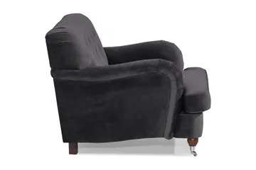 Howard Riviera Lenestol Fløyel - Mørkegrå - Møbler - Stoler - Lenestoler - Howard lenestol