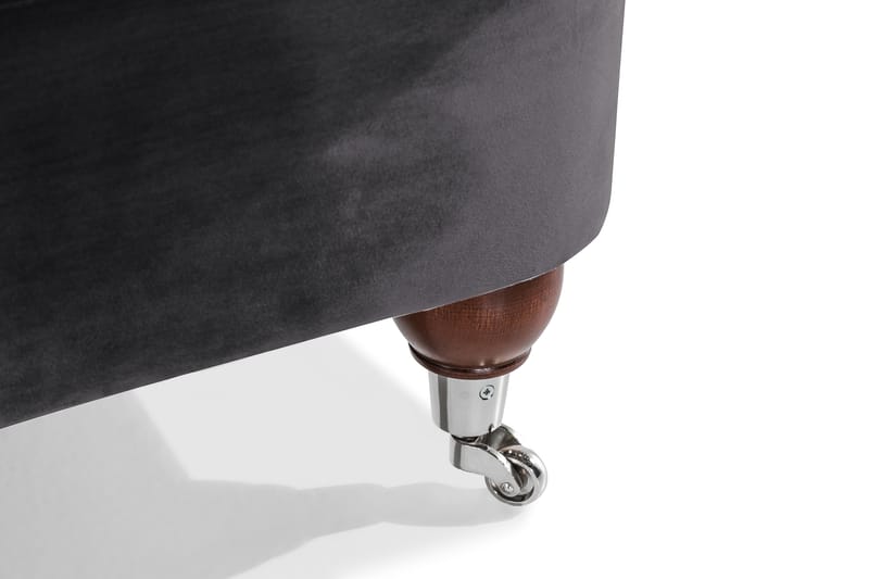 Howard Riviera Lenestol Fløyel - Mørkegrå - Møbler - Stoler - Lenestoler - Howard lenestol