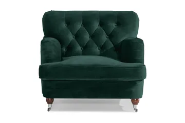 Howard Riviera Lenestol Fløyel - Mørkegrønn - Møbler - Stoler - Lenestoler - Howard lenestol