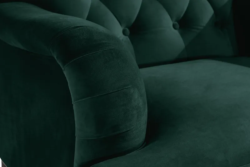 Howard Riviera Lenestol Fløyel - Mørkegrønn - Møbler - Stoler - Lenestoler - Howard lenestol