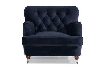 Howard Riviera Lenestol Fløyel - Midnattsblå - Møbler - Stoler - Lenestoler - Howard lenestol