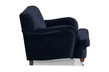 Howard Riviera Lenestol Fløyel - Midnattsblå - Møbler - Stoler - Lenestoler - Howard lenestol