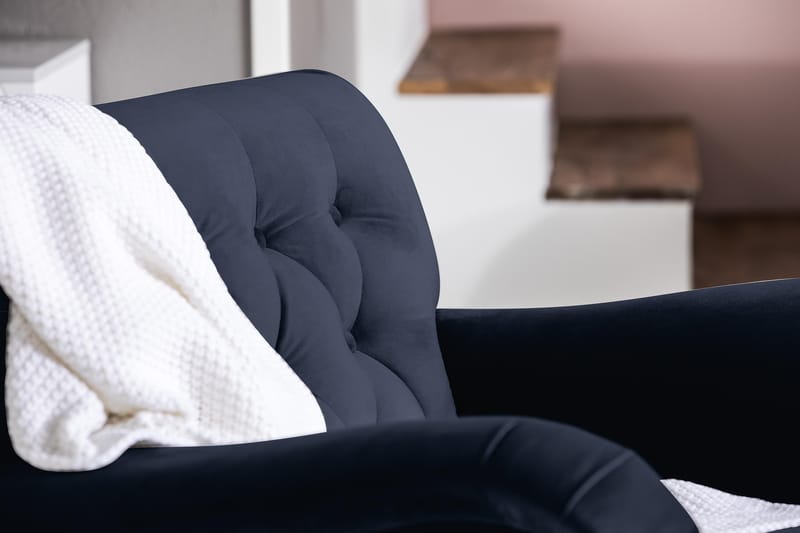 Howard Riviera Lenestol Fløyel - Midnattsblå - Møbler - Stoler - Lenestoler - Howard lenestol