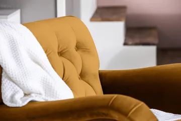 Howard Riviera Lenestol med Fotskammel - Amber - Møbler - Stoler - Lenestoler - Howard lenestol