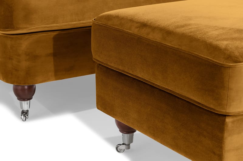 Howard Riviera Lenestol med Fotskammel - Amber - Møbler - Stoler - Lenestoler - Howard lenestol