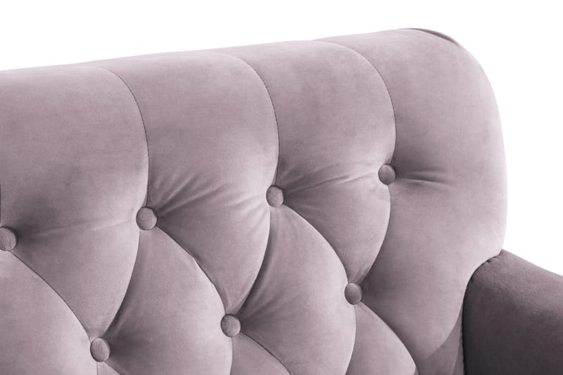 Howard Riviera Lenestol med Fotskammel - Lilla - Møbler - Stoler - Lenestoler - Howard lenestol