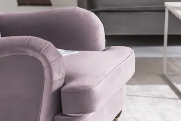 Howard Riviera Lenestol med Fotskammel - Lilla - Møbler - Stoler - Lenestoler - Howard lenestol