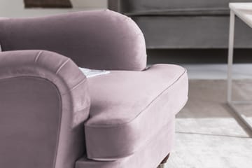 Howard Riviera Lenestol med Fotskammel - Lilla - Møbler - Stoler - Lenestoler - Howard lenestol