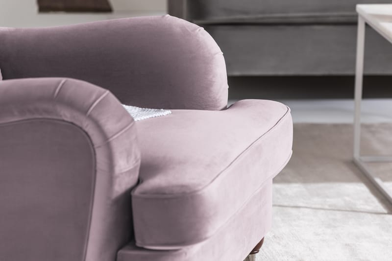 Howard Riviera Lenestol med Fotskammel - Lilla - Møbler - Stoler - Lenestoler - Howard lenestol