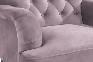 Howard Riviera Lenestol med Fotskammel - Lilla - Møbler - Stoler - Lenestoler - Howard lenestol