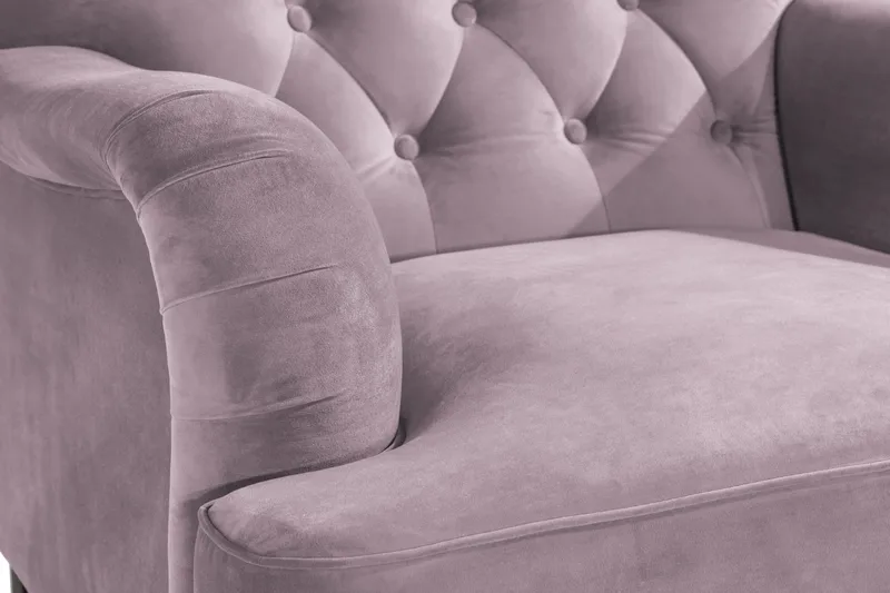 Howard Riviera Lenestol med Fotskammel - Lilla - Møbler - Stoler - Lenestoler - Howard lenestol