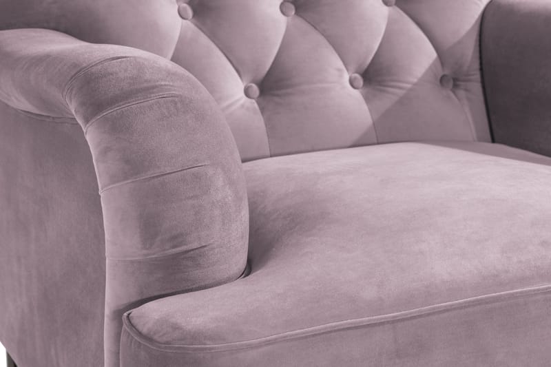 Howard Riviera Lenestol med Fotskammel - Lilla - Møbler - Stoler - Lenestoler - Howard lenestol