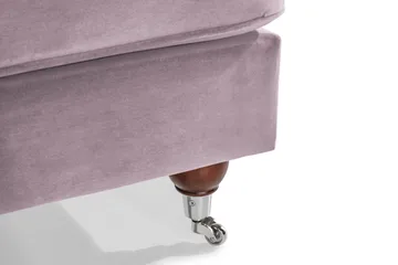 Howard Riviera Lenestol med Fotskammel - Lilla - Møbler - Stoler - Lenestoler - Howard lenestol