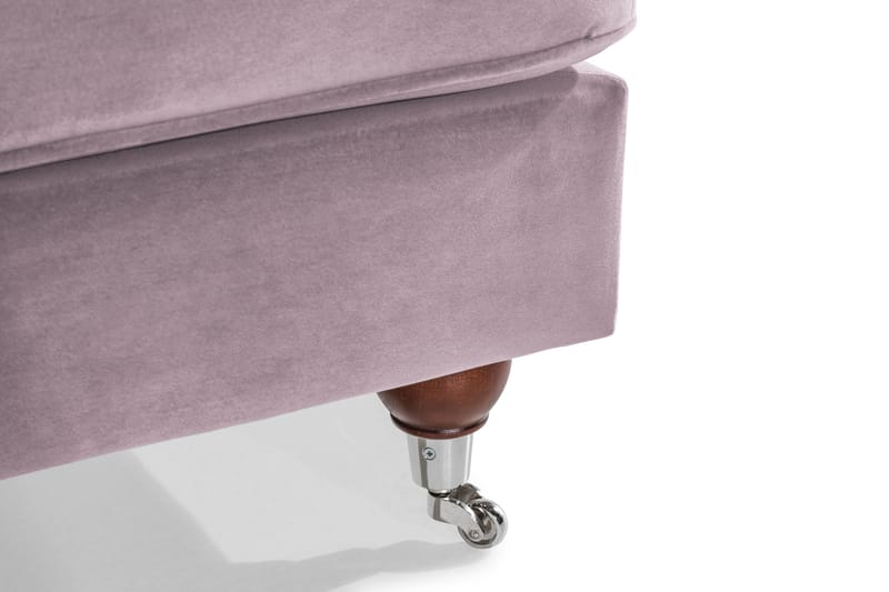 Howard Riviera Lenestol med Fotskammel - Lilla - Møbler - Stoler - Lenestoler - Howard lenestol
