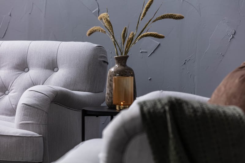 Howard Riviera Lenestol med Fotskammel - Lingrå - Møbler - Stoler - Lenestoler - Howard lenestol