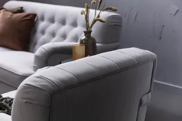 Howard Riviera Lenestol med Fotskammel - Lingrå - Møbler - Stoler - Lenestoler - Howard lenestol