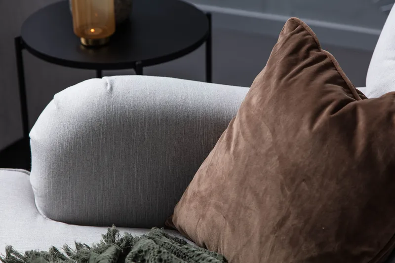 Howard Riviera Lenestol med Fotskammel - Lingrå - Møbler - Stoler - Lenestoler - Howard lenestol