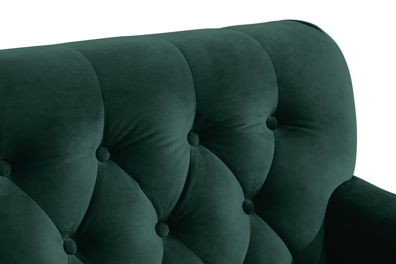 Howard Riviera Lenestol med Fotskammel - Mørkegrønn - Møbler - Stoler - Lenestoler - Howard lenestol