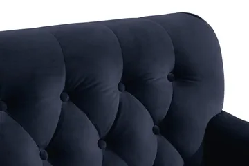 Howard Riviera Lenestol med Fotskammel - Midnattsblå - Møbler - Stoler - Lenestoler - Howard lenestol