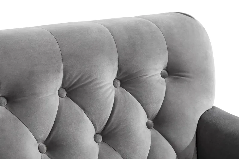 Howard Riviera Lenestol med Fotskammel - Sølvgrå - Møbler - Stoler - Lenestoler - Howard lenestol