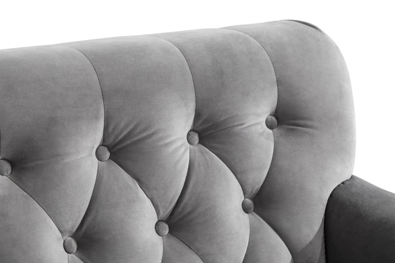 Howard Riviera Lenestol med Fotskammel - Sølvgrå - Møbler - Stoler - Lenestoler - Howard lenestol