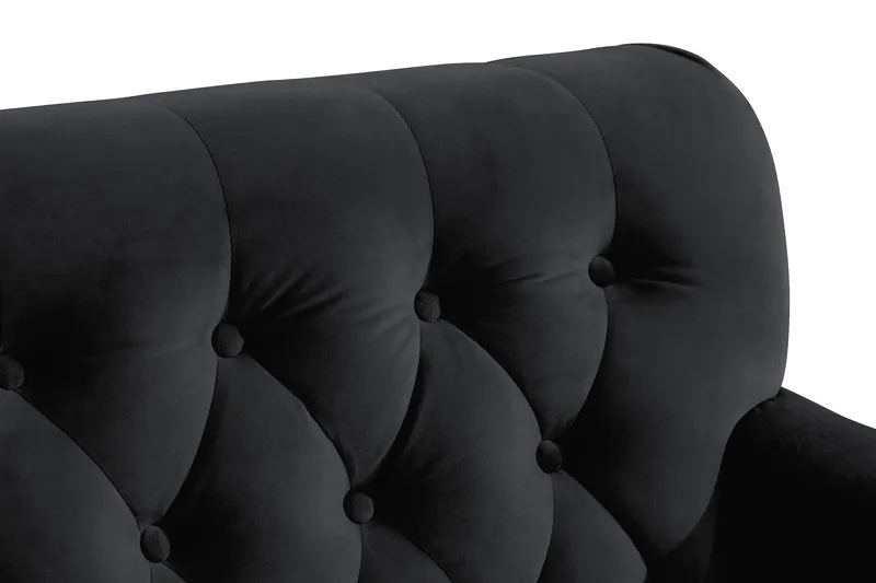 Howard Riviera Lenestol med Fotskammel - Svart - Møbler - Stoler - Lenestoler - Howard lenestol