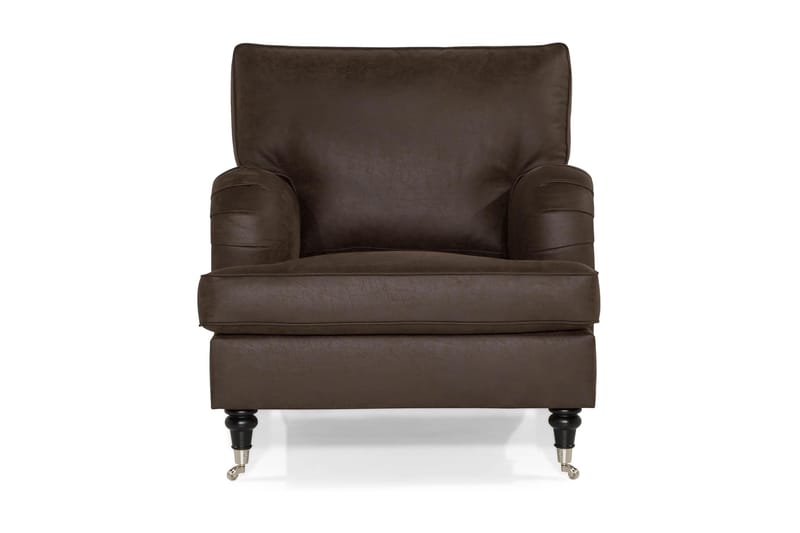 Lenestol Oxford Classic Kunstlær - Vintage Brun - Møbler - Stoler - Lenestoler - Howard lenestol