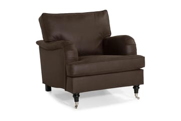 Lenestol Oxford Classic Kunstlær - Vintage Brun - Møbler - Stoler - Lenestoler - Howard lenestol