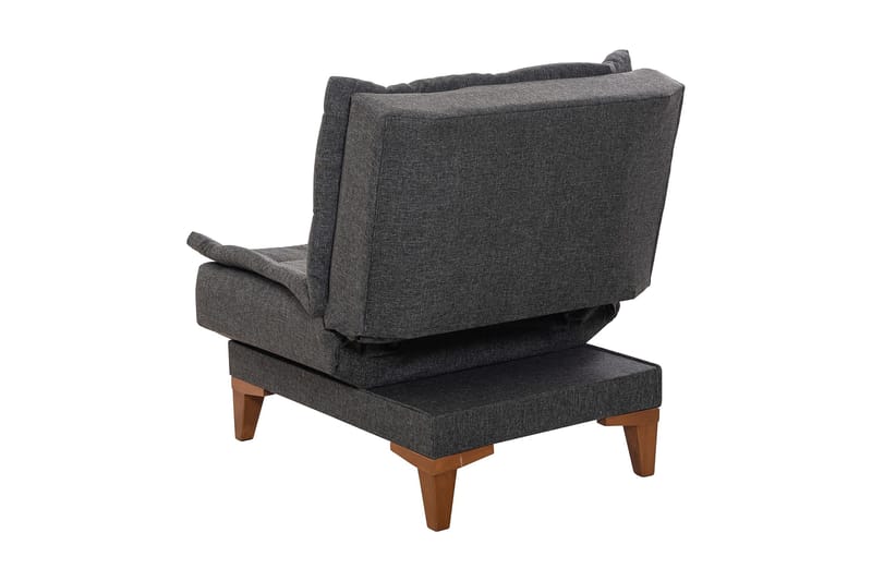 Hunterville Lenestol - Antrasitt - Møbler - Stoler - Lenestoler - Lenestol uten armlene