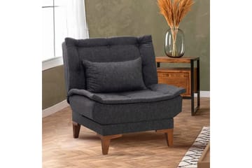 Hunterville Lenestol - Antrasitt - Møbler - Stoler - Lenestoler - Lenestol uten armlene