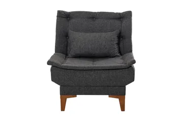 Hunterville Lenestol - Antrasitt - Møbler - Stoler - Lenestoler - Lenestol uten armlene