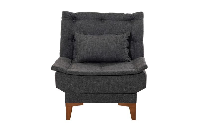 Hunterville Lenestol - Antrasitt - Møbler - Stoler - Lenestoler - Lenestol uten armlene