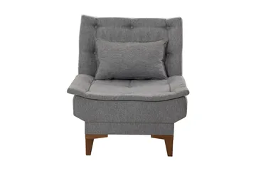 Hunterville Lenestol - Grå - Møbler - Stoler - Lenestoler