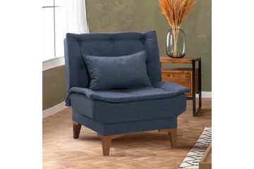 Hunterville Lenestol - Mørkeblå - Møbler - Stoler - Lenestoler - Lenestol uten armlene