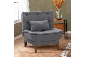 Hunterville Lenestol - Mørkegrå - Møbler - Stoler - Lenestoler