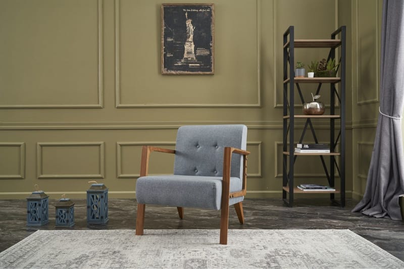 Husada Lenestol - Lyseblå - Møbler - Stoler - Lenestoler