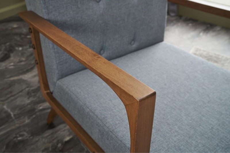 Husada Lenestol - Lyseblå - Møbler - Stoler - Lenestoler