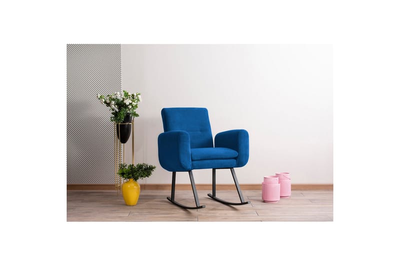 Huskelenestol Hedhehope - Blå - Møbler - Stoler - Lenestoler
