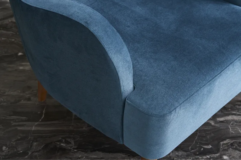 Idaburn Lenestol - Blå - Møbler - Stoler - Lenestoler