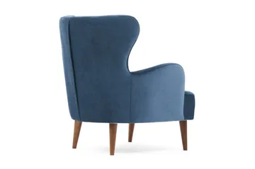 Idaburn Lenestol - Blå - Møbler - Stoler - Lenestoler