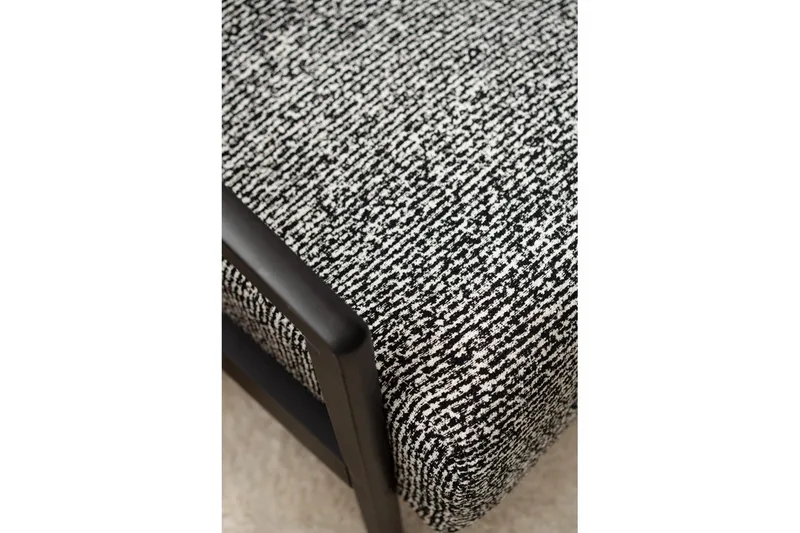 Illen Öronlappsfåtölj - Sort/Hvit - Møbler - Stoler - Lenestoler - Ørelappstol