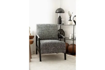 Illen Öronlappsfåtölj - Sort/Hvit - Møbler - Stoler - Lenestoler